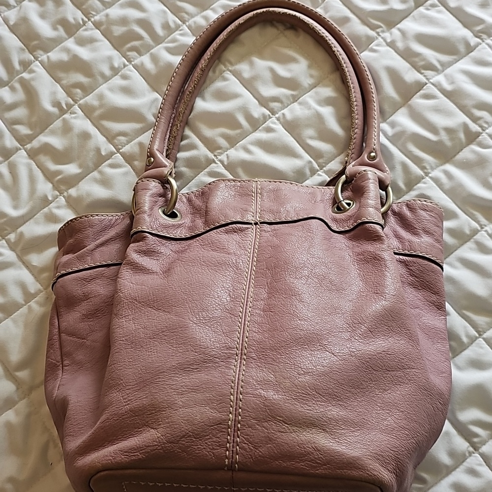 Tignanello Lilac Leather Purse - Picture 3 of 16